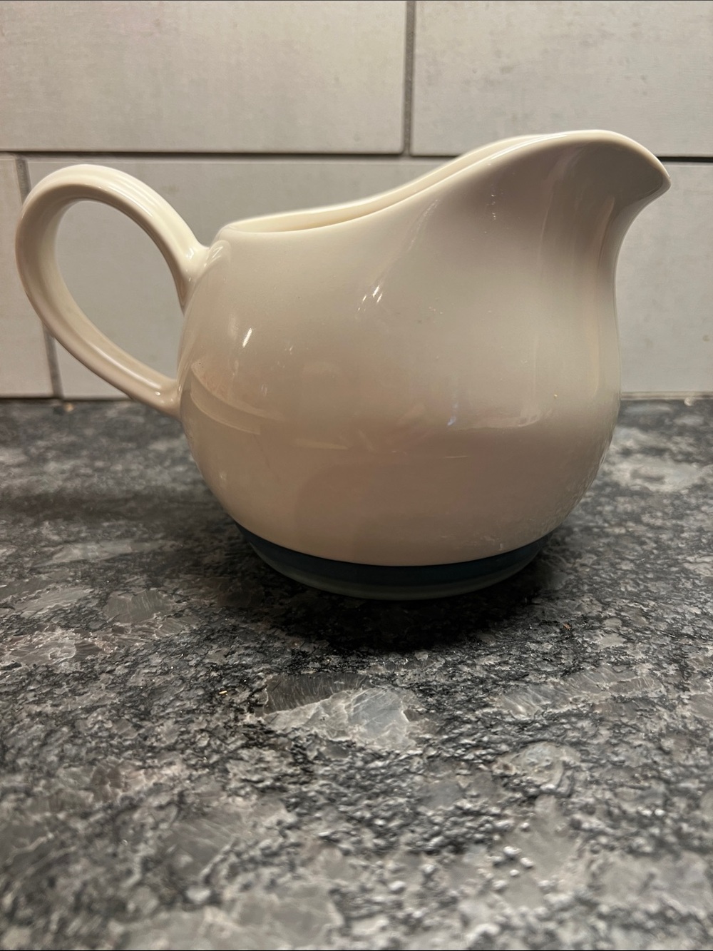 Pfaltzgraff Cream Ceramic Gravy Boat or Creamer Pitcher -